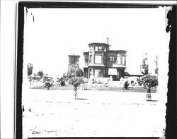 Bihn residence and windmill, Petaluma, California, 1880