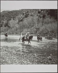 Redwood Rangers ride to Duncans Mills, California, February 10, 1946