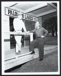 Palomino Lakes sales office, Cloverdale, California, 1961