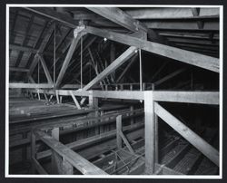 Detail of truss connection of Post Office, Santa Rosa, California, Nov. 10, 1977