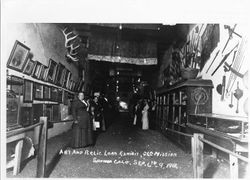 Art and relic loan exhibit, Old Mission, Sonoma, California, Sept. 6th-9th, 1912