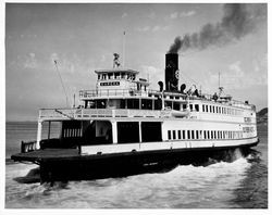 Ferry Eureka on the Bay, San Francisco, California, about 1958