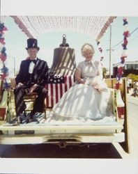 Loris and Ilah Dillingham in the Fourth of July Parade, Petaluma, California, 1976