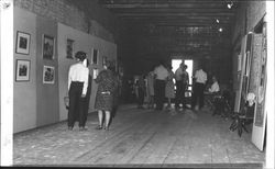 Petaluma Art Association exhibit at the Old Adobe Fiesta, Petaluma, California, about 1963