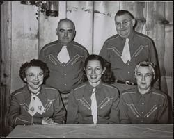 Installation of Redwood Rangers newly elected officers at Gori's Tavern on Main Street, Guerneville, California, 1950