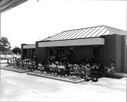 Dedication of North Bay Cooperative Library system headquarters, Santa Rosa, California, 1967