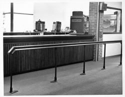 Circulation desk at the Sonoma County Library