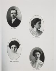 Petaluma High School teachers, Petaluma, California, 1910