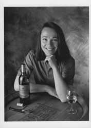 Christina Benz, winemaker, Alexander Valley, California, about 1989