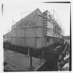 Construction of Bank of Sonoma County, Santa Rosa, California, 1972