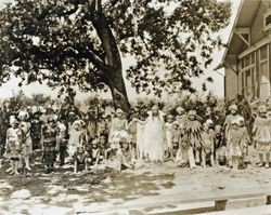 Children in the Enchanted Garden by Piner School, Jun. 14, 1927