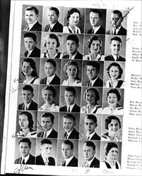 Petaluma High School class of 1934, Petaluma, California, 1934