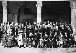 Employees of Burroughs Adding Machine Corp. at a meeting in Oakland, April 13, 1939