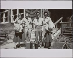 Redwood Rangers at the Regional Meeting of the California State Horsemen's Association at Brooktrails Lodge 24675 Birch Street, Willits, California, 1951