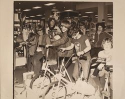 Opening day crowds at Sears, Santa Rosa, California, 1980