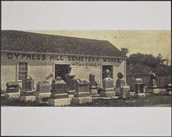 Cypress Hill Cemetery Works, E. W. M. Evans, Cemetery Lane, Petaluma, California, between 1910 and 1920