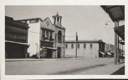 Looking east on Washington Street towards intersection with Kentucky Street, Petaluma, California, July 5, 1920