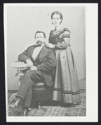 Portrait of George Emile Guerne and his wife Eliza (or Elizabeth) Montgomery Gibson Guerne