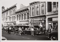 Scenes from the remake of the film "Shadow of a Doubt" Petaluma, California, 1991