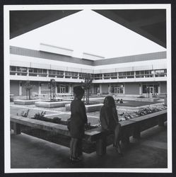 Interior courtyard of the County Courthouse at courtyard level