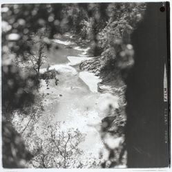 Warm Springs Creek near dam site, Sonoma County, California, 1975