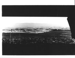 Panoramic view of the Petaluma area, Petaluma, California, about 1892