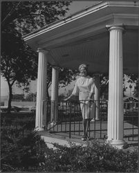 Helen Putnam in Walnut Park, Petaluma, California, 1967