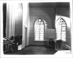 Interiors of unidentified Sonoma County, California churches, 1890-1990