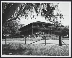 Main building of the Petaluma Vallejo Adobe, 3325 Adobe Road, Petaluma, California, about 1970