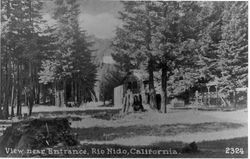 View near entrance, Rio Nido, California