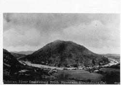 Russian River encircling Fitch Mountain, Healdsburg, California