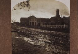 Corner of Center and Matheson, Healdsburg, California, between 1876 and 1878