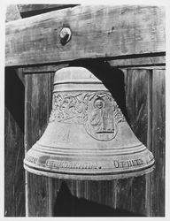 Russian bell at Fort Ross, California, about 1960