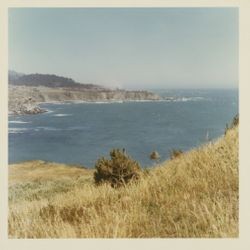 View of Fort Ross and the ocean