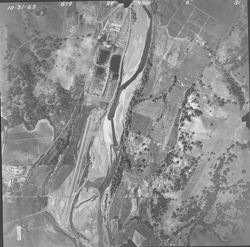 Russian River between Asti and Cloverdale--aerial views