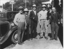 Five men in front of Gonnella's Store