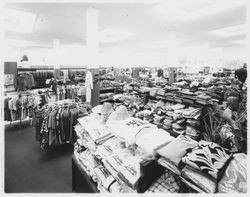 Men's department at Rosenberg's Department Store, Santa Rosa, California, 1966