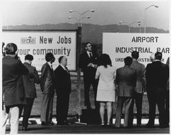 Dedication ceremonies for Airport Industrial Park