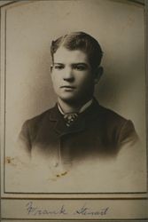 Portrait of Frank Lester Stewart, Petaluma, California, about 1898