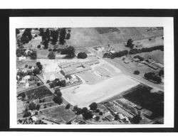 Aerial views of St. Vincent's High School, Petaluma, California, 1961