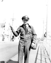 Hubert Smith on Washington Street Bridge