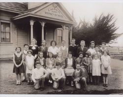 Laguna Joint District School class of 1934, Chileno Valley Road, Petaluma, California, 1934