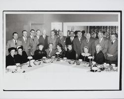 Tanner Hospital staff at a dinner