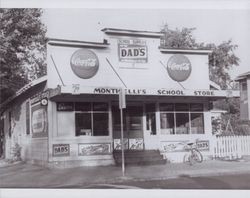 Monticello School Store, 230 Fair Street, Petaluma, California, in the 1950s