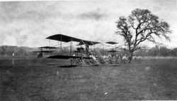 Fred Wiseman and his airplane