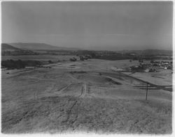 Panoramic shots of St. Francis Acres and Rincon Valley, Santa Rosa, California, 1959