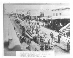 Early day parade in Petaluma, California, about 1905