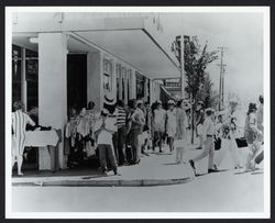 Main Street sidewalk sale in Sebastopol