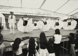 Traditional Mexican folk dancers at the Sonoma County Fair, Santa Rosa, California