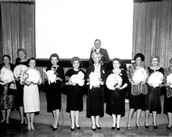 Chamber of Commerce awards being given to various people, Santa Rosa, California, 1961